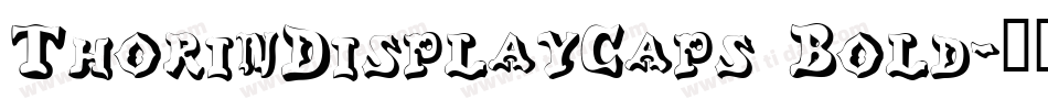 ThorinDisplayCaps Bold字体转换